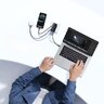 Baseus GaN EnerFill FE22 E0123800 100W fast wall charger with 2 USB-C PD ports and USB Baseus GaN EnerFill FE22 E0123800 100W fast wall charger with 2 USB-C PD ports and USB
