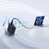 Baseus GaN EnerFill FE22 E0123500 70W fast wall charger with 2 USB-C PD and USB ports Baseus GaN EnerFill FE22 E0123500 70W fast wall charger with 2 USB-C PD and USB ports