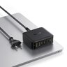 Baseus EnerFill FH21 E0120T00 120W fast wall charger with 4 USB-C PD ports and 2 USB ports Baseus EnerFill FH21 E0120T00 120W fast wall charger with 4 USB-C PD ports and 2 USB ports