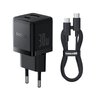 Baseus Palm P1011160A113-01 30W Fast AC Charger with USB + USB-C PD 3.0 PPS + 1m Cable Baseus Palm P1011160A113-01 30W Fast AC Charger with USB + USB-C PD 3.0 PPS + 1m Cable