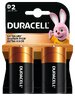 Duracell LR20 D alkaline battery (blister) - 2 pieces