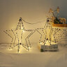 Decoración de estrella BAT modee 30cm WARM 95LED ML-C4032 Decoración de estrella BAT modee 30cm WARM 95LED ML-C4032