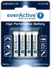 everActive Pro Alkaline 288ud LR6 / AA, 192ud LR03 / AAA, 10ud 6LR61 / 9V, 24ud LR14 / C, 24ud LR20 / D + soporte