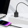 EverActive CBB-1IB 100cm braided cable USB - Lightning / iPhone cable with support for fast charging up to 2.4A black