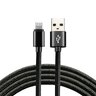 EverActive CBB-2IB 200cm braided USB - Lightning / iPhone cable with support for fast charging up to 2.4A black