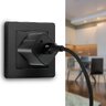 EverActive CBB-1CBL 100cm braided cable USB - USB-C / Type-C LCD cable with support for fast charging up to 3A black