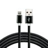 Cable silicone cable USB - Lightning iPhone everActive CBS-1.5IB 150cm with support for fast charging up to 2.4A black