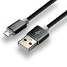 Cable silicone cable USB - micro USB everActive CBS-1MB 100cm with support for fast charging up to 2.4A black