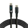 Cable Cable USB-C PD E-Marker LCD 100cm everActive CBB-1PD5L Power Delivery 3.0 5A/20V 100W