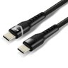 Cable USB-C PD RGB LED 200cm cable everActive CBB-2PDR Power Delivery 2.0 with support for fast charging 3A/20V 60W