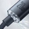 USB-C / Type-C to Lightning / iPhone 200cm Baseus Crystal CAJY000301 cable with support for fast charging 20W PD