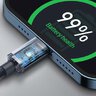 USB-C / Type-C to Lightning / iPhone 200cm Baseus Crystal CAJY000301 cable with support for fast charging 20W PD
