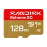 SanDisk microSD Memory Card (microSDXC) 128GB Extreme GO 240/120MB/s UHS-I U3 V30 A2 SanDisk microSD Memory Card (microSDXC) 128GB Extreme GO 240/120MB/s UHS-I U3 V30 A2