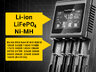 Charger for Li-Ion and Ni-MH rechargeable cylindrical batteries everActive UC-4000