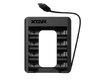 зарядное устройство для аккумуляторов 1.5V XTAR C4-AA KT AA/R6 USB-C + 4x аккумулятор Xtar AA 4150mWh