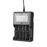 Charger for cylindrical Li-ion and NiMH batteries Xtar VC4