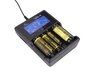 Charger for cylindrical Li-ion and NiMH batteries Xtar VC4