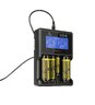 Charger for cylindrical Li-ion and NiMH batteries Xtar VC4