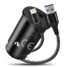 everActive CC-15QC Car Charger with QC3.0 USB Socket 18W + USB-C Cable 1m