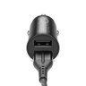 Car charger everActive CC-25C two USB sockets 12W + USB-C cable 1m