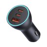 Car charger with 1xUSB 2xUSB-C socket Baseus 65W CGJP010013