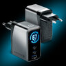 everActive GaN LCD SC-670Q PRO Netzladegerät mit USB-Anschluss und 2x USB-C PD PPS QC4+ 67W everActive GaN LCD SC-670Q PRO Netzladegerät mit USB-Anschluss und 2x USB-C PD PPS QC4+ 67W