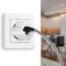 everActive GaN SC-390Q wall charger with USB QC3.0 and USB-C PD PPS 30W socket + USB-C PD CBB-1PDR LED cable 1m