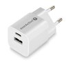 everActive GaN SC-390Q wall charger with USB QC3.0 and USB-C PD PPS 30W socket + USB-C PD CBB-1PDR LED cable 1m