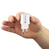 everActive GaN SC-390Q wall charger with USB QC3.0 and USB-C PD PPS 30W socket + USB-C PD CBB-1PDR LED cable 1m