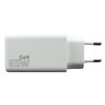 everActive GaN SC-655Q wall charger with USB socket and 2x USB-C PD PPS QC4+ 65W