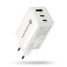 everActive GaN SC-655Q wall charger with USB socket and 2x USB-C PD PPS QC4+ 65W