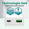 everActive GaN SUPER SLIM SC-460Q wall charger with USB QC3.0 and USB-C PD 45W socket