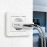 everActive GaN SUPER SLIM SC-465Q wall charger with two USB-C PD 45W ports