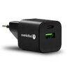 everActive GaN SC-390QB charger with USB QC3.0 and USB-C PD PPS 30W socket