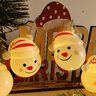 Snowman Lights BAT modee 0.9m WARM 10LED ML-C3027