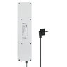 DPM protective strip with circuit breakers - 6 AC sockets 1.4m white-grey DPM protective strip with circuit breakers - 6 AC sockets 1.4m white-grey