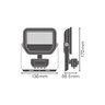 Ledvance floodlight 8W 4000K black SENSOR