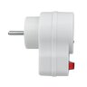 1 socket splitter with grounding and switch DPM white 1 socket splitter with grounding and switch DPM white