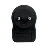 1-socket splitter with grounding and switch DPM black 1-socket splitter with grounding and switch DPM black