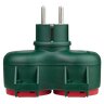 2 socket IP44 splitter with DPM grounding 2 socket IP44 splitter with DPM grounding