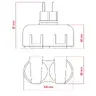 2 socket IP44 splitter with DPM grounding 2 socket IP44 splitter with DPM grounding