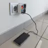 2-socket splitter with grounding and switch + 2x USB DPM 2-socket splitter with grounding and switch + 2x USB DPM