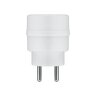 2-socket power strip with grounding DPM white