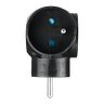 3-socket power strip with grounding DPM black