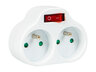 R-270WS Splitter 2 Sockets with Circuit Breaker and Ground 98-609#