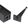 2G 1.5M IP44 Garden Post With DPM Ear Black 2G 1.5M IP44 Garden Post With DPM Ear Black